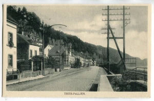 Postal Trier Pallien, calle principal alrededor de 1910 - Imagen 1 de 2
