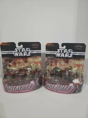 2 Star Wars Unleashed Battle of Utapau Battle Droids & Warriors Battle Packs NIB - Image 1 of 4