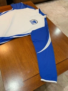 EastBay COG COUGARS Blue & White Basketball Pull Over Mesh Men's Sz L - Picture 1 of 11