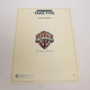 Paul Desmond Take Five Piano Solo Sheet Music 1961 Derry Music Co - Picture 1 of 5