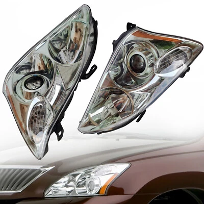 Pair Headlights Headlamps For 2004-2009 Lexus RX330 RX350 RX400h Left&Right Side Foto 1 de 4
