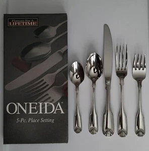 Ajuste de lugar de vajilla de acero inoxidable clásica ONEIDA - Imagen 1 de 5
