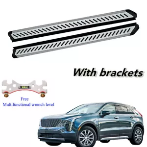 2 piezas estriberas aptas para Cadillac XT4 2019-2024 peldaños laterales barras Nerf - Imagen 1 de 8