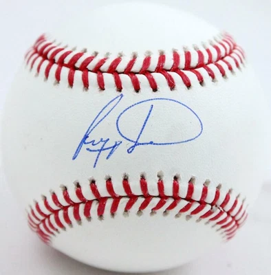 Ryan Howard Autographed Rawlings OML Baseball-JSA W *Blue - Image 1 of 4