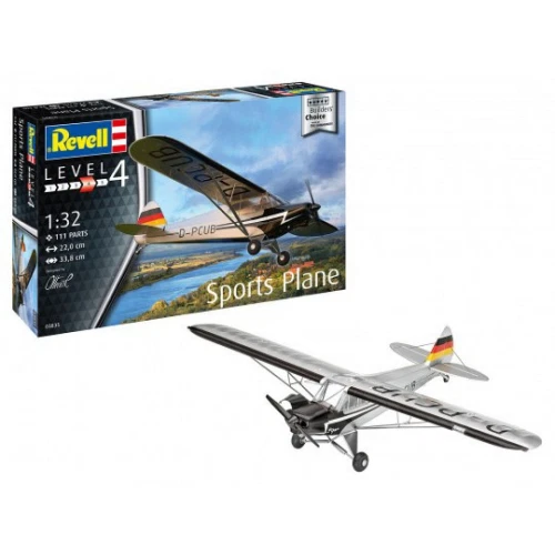 SPORTS PLANE KIT 1:32 Revell Kit Aerei Modellino Nuovo - Immagine 1 di 1