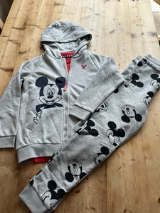 Brand New Disney Mickey Mouse Grey & Red 3 Piece Leisure Suit. Boys 9-10 Yrs. - Picture 1 of 14