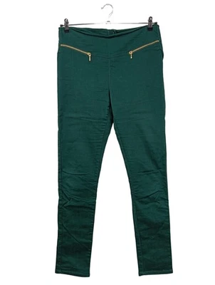 VERO MODA Pantalón de cintura alta Mujeres Pantalón Talla EU 38 verde - Imagen 1 de 4