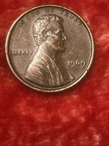 1969 Lincoln Wheat Penny Coin.  DDO - Picture 1 of 2