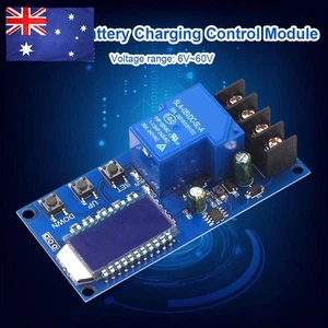 30A 6-60V Battery Charger Control Module Overcharge Protection Board with LCD - Afbeelding 1 van 7