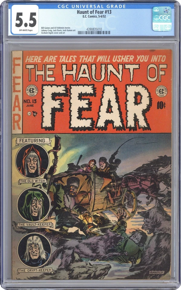 Haunt of Fear #13 CGC 5.5 1952 4390835010 - Image 1 of 2
