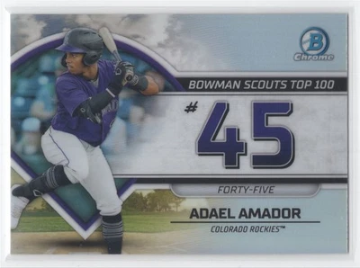 #BTP-45 2023 Bowman Scouts’ Top 100 - Adael Amador Rockies - Image 1 of 2