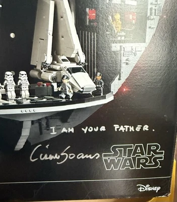 SIGNED By DESIGNER.LEGO Star Wars 75419 Death Star NEW & SEALED. With A5 Poster - Image 1 of 4