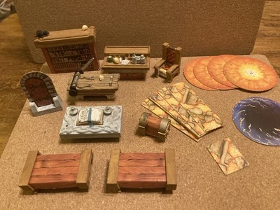 Paquete de muebles clásico Heroquest 1989 varias piezas MB Games Workshop Foto 1 de 4