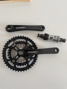 RITCHEY PRO RETRO MTB CRANKSET 175 44/32/22 guarnitura mountain bike 8s 9s - Imagen 1 de 23