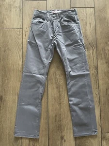 Levis 511 Slim Grey Stretch Grey Classic Style Jeans - Size 16reg W28 L28 - Picture 1 of 6
