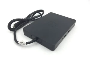 Dell Docking Station WD15 USB HDMI RJ-45 VGA DP Audio 5FDDV (No Adapter, Taped) - Picture 1 of 4