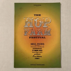 Hop Farm Festival Official Program Programme 2008 Kent UK Neil Young Supergrass - Picture 1 of 5