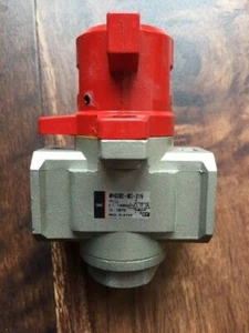 SMC Valve 3/8" NVHS3500-N03-X116 lock out exhaust 150 PSI max NEW - Picture 1 of 3