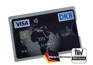 RFID Schutzhüllen NFC Soft Transp EC Kartenhülle Kreditkarte Ausweis TÜV Geprüft - Bild 1 von 3