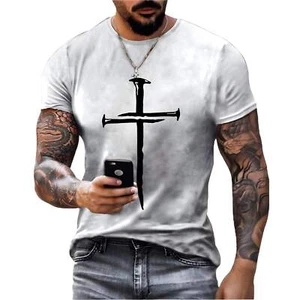 Summer Street Fashion 3D Printed Men's Short-sleeved Sports T-shirt Top for Teen - Picture 1 of 74