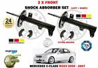 For Mercedes C200 C220 C270 C320 Cdi Kompress 2000-> 2X Front Shock Absorber Set