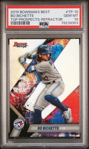 2019 Bowman’s Best Top Prospects Refractor #TP-10 Bo Bichette PSA 10 - Bild 1 von 2