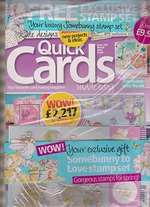 QUICK CARDS MADE EASY MAGAZINE MARCH 2014, WITH BONUS GIFTS. - Picture 1 of 1