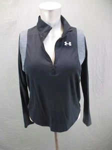 Under Armour Size YXL Boys Mesh 1/2 Zip Stand Collar Athletic Pullover 998 - Picture 1 of 11