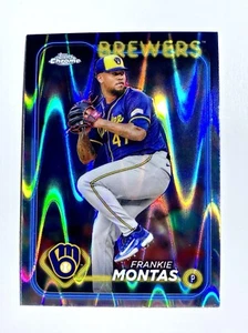 Frankie Montas [RayWave Refractor] 2024 Topps Chrome Update #USC82 Brewers - Picture 1 of 3