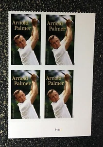 2020USA #5455 Forever Arnold Palmer - Plate Block of 4 mint postage golf - Picture 1 of 2