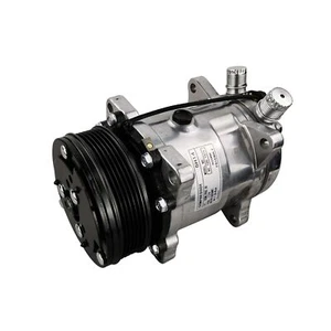 Universal A/C Compressor 6PK Clutch Sanden 508 5H14 R134A Serpentine Belt 12V - Picture 1 of 6