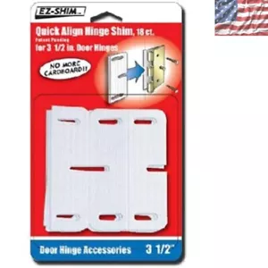 Efficient 18-Pack of EZ 3.5" Hinge Shims - Quick Solution for Door Jambs - Picture 1 of 2