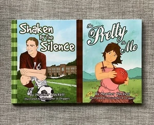 NEW SIGNED 2-LOT Heather Hackett: The Pretty in Me, Shaken by the Silence - Picture 1 of 11