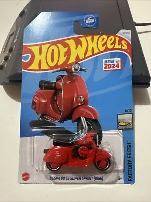 2024 HOT WHEELS FACTORY FRESH VESPA 90 SS SUPER SPRINT (1966) (HW1) - Image 1 of 3