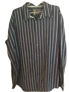 Mens Structure long sleeve shirt blue striped shirt in XL. #209 - Picture 1 of 4