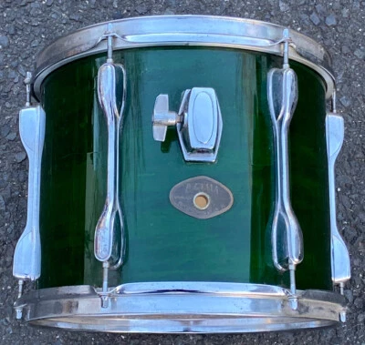 Tama Rockstar 12” Rack Tom Transparente Verde Personalizado Foto 1 de 4