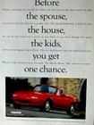 1993 Mazda Miata MX 5 Convertible Vintage Before The Spouse Original Print Ad 