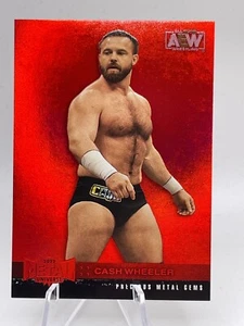 2022 SKYBOX METAL UNIVERSE AEW PMG RED #146 Cash Wheeler /100 - Picture 1 of 3