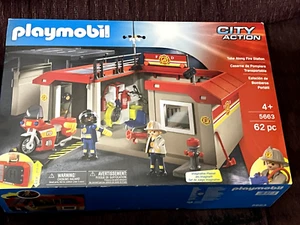 playmobil City Action Take Along Fire Station 5663 - Picture 1 of 4