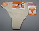 Warner's~Xl~Rx8101p~Butterscotch Cloud 9 Smooth Invisible Look Microfiber Thong