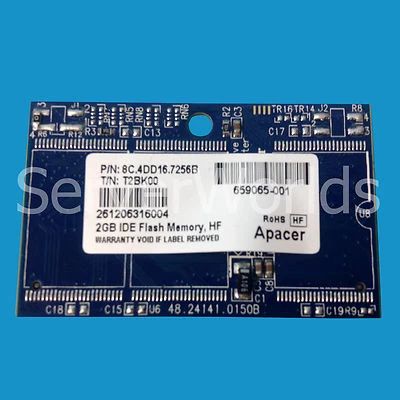 HP 2GB IDE Flash Memory Module 659065-001 8C.4DD16.7256B - Image 1 of 2