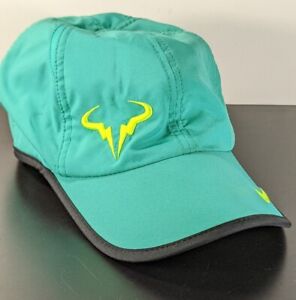 Nike Featherlight Rafa Rafael Nadal Bull Logo Teal Green Dri-Fit Hat