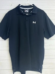 Under Armour lose Heat Gear Polo Herren Größe M schwarz - Bild 1 von 3