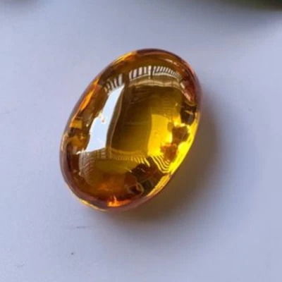Naga Gem Stone Magic Leklai Gemstone Yellow Power Wealth Fortune Lucky Success — 第 1/4 张图片