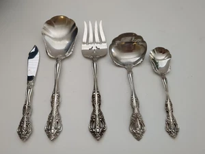 Oneida Cube MICHELANGELO Servizio Pezzi Forchetta Cucchiaio Mestolo Inox (D47) - Foto 1 di 11