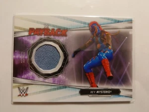2021 Topps WWE REY MYSTERIO PAYBACK Ring Mat Relic Card #MR-RR - Picture 1 of 2