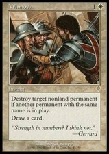 MTG magic cards 1x x1 Light Play, English Winnow Invasion