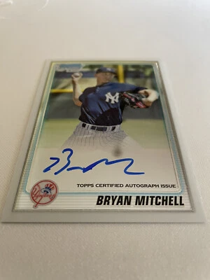 2010 Bowman Chrome Bryan Mitchell Autograph - Image 1 of 2