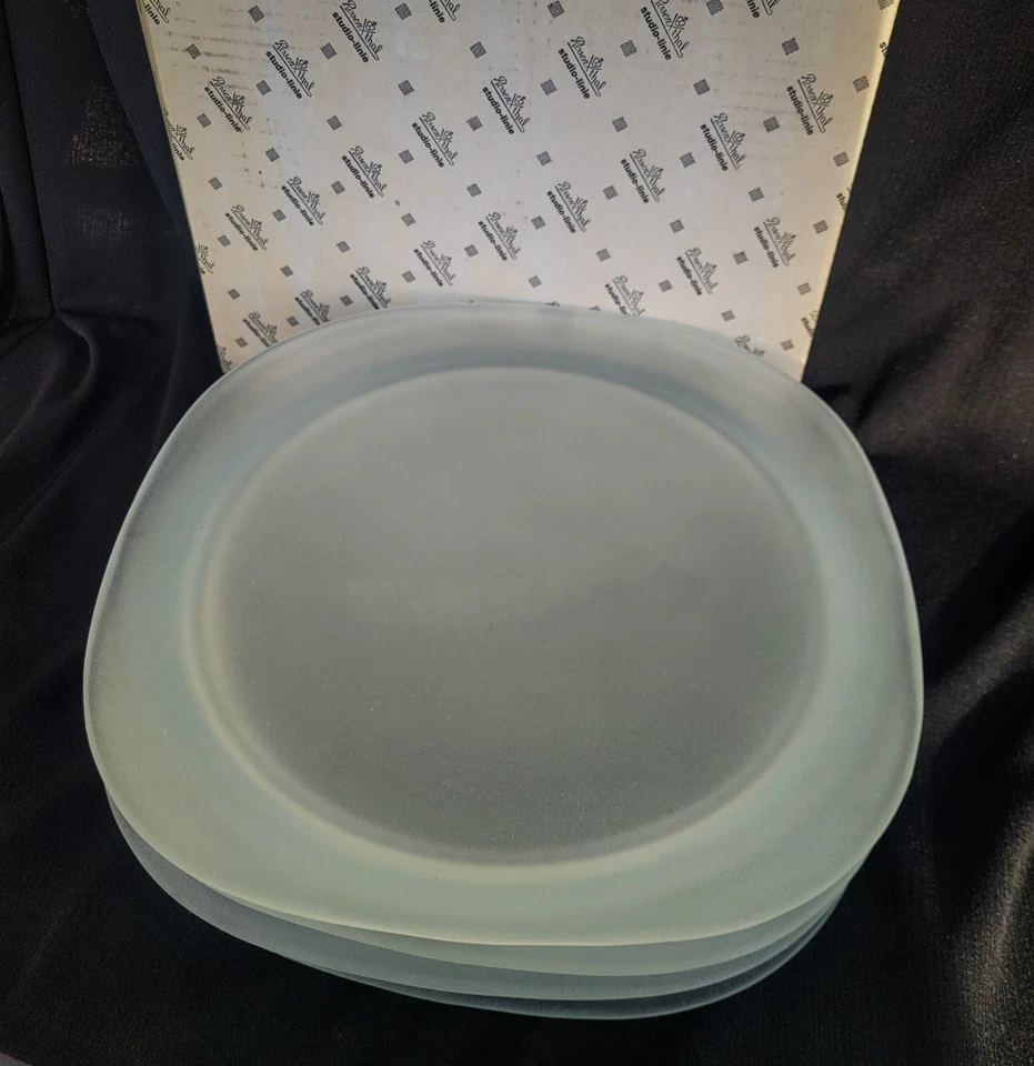 Rosenthal Studio-Line „Suomi Pure Natur“ – Glas satiniert – 4 Platzteller 29 cm - Bild 1 von 4