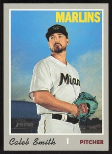 2019 Topps Heritage Caleb Smith #699 Miami Marlins - Picture 1 of 2